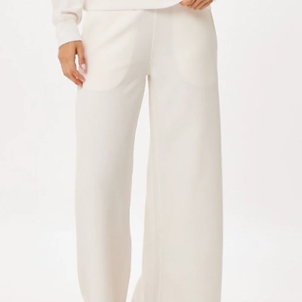 Vintage Havana Cloud Fleece Pant - Ivory - Large - NWT